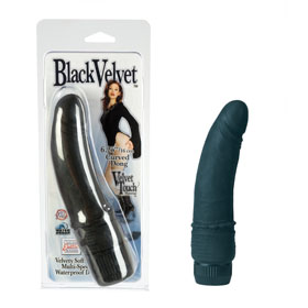 Black Velvet 6.5inch Curved Dong