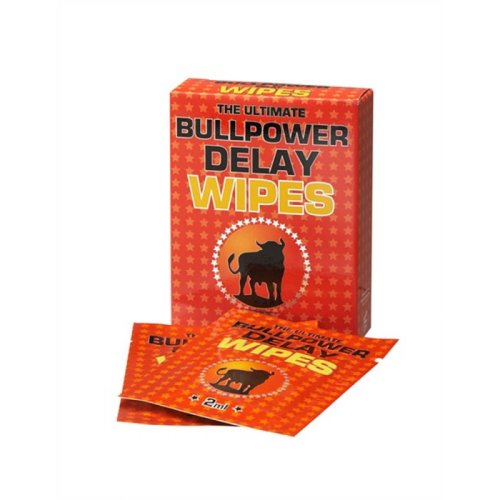 Bull Power: Wipes Delay - servetele pentru intarzierea ejacularii