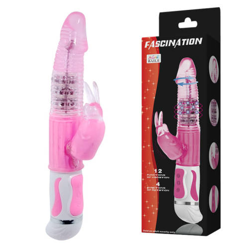 Fascination Bunny Vibrator Pink - Battery 4 x AAA