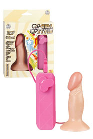 G-Girl Style Vibrating Dong 3.5 inch