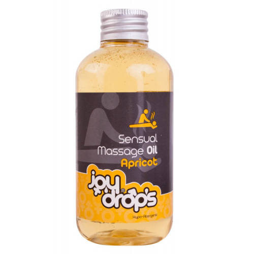 Joy Drops Sensual Massage Oil - Apricot - ulei masaj – 250 ml