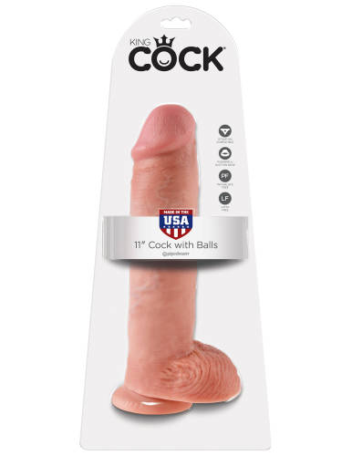 King Cock 11'' Cock with Balls
