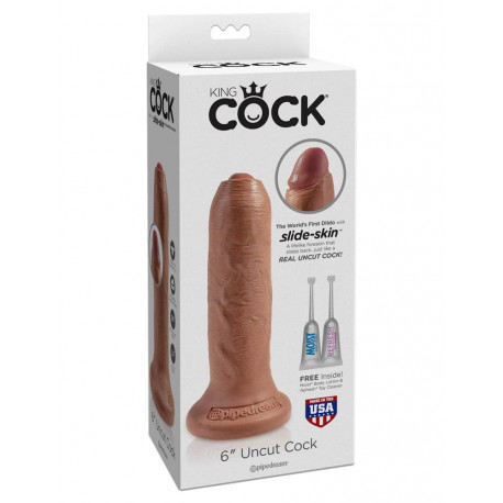 King Cock 6'' Uncut Cock