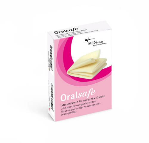 MEDintim Latex sheet – Oral Safe - protejează contactele genito-orale