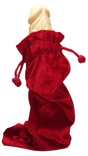 Saculet Velvet Storage Bag, Red