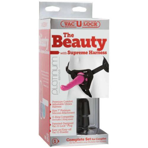 The Beauty With Supreme Harness - 7'' - Hot Pink
