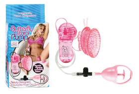 Vibrator BUTTERFLY CLITORAL PUMP
