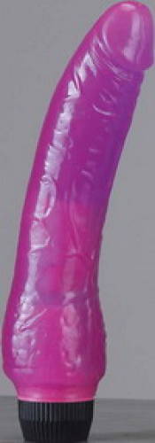 Vibrator Clasic Jelly Lavender, 22 cm