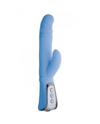 Vibrator cu stimulare vaginala si clitoridiana VIBE THERAPY TELEPATHIC, 23 cm