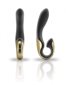 Vibrator de LUX Roae Zini pentru stimulare totala si orgasmul perfect (black/gold)