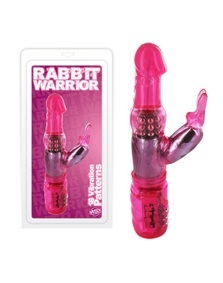 Vibrator Rabbit Warrior pentru a castiga razboiul sexului, 24 cm