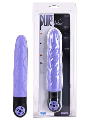 Vibrator Waterproof Pure Vibes Silicone, 23 cm