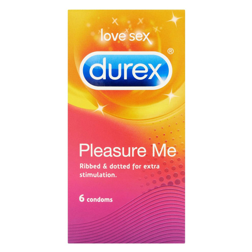 Durex Pleasuremax Provoaca-mi Placere Prezervative cu Puncte si Striatii pentru Extra Stimulare 6 bucati