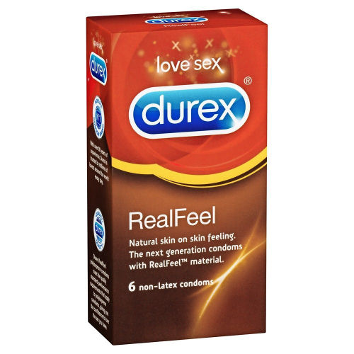 Durex RealFeel Senzatie Naturala de Piele pe Piele Prezervative din Material ReelFeel 6 bucati