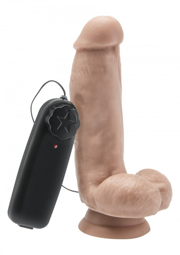 Get Real Penis Vibrator 15 cm cu Testicule