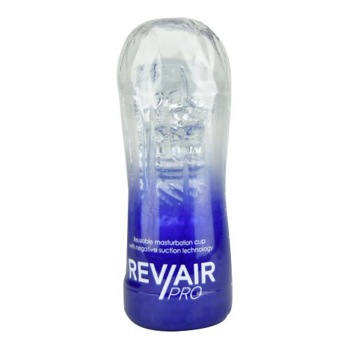 Rev-Air Pro Cupa Reutilizabila pentru Masturbare cu Control al Suctiunii si Carcasa Solida Transparenta