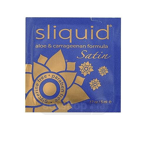 Sliquid Natural Satin Lubrifiant pentru Umezire - pliculet 5ml