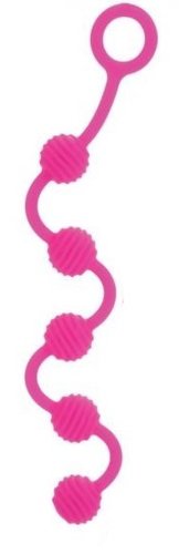 Bile Anale Spiral Silicon Roz 26 cm Guilty Toys