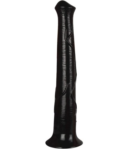 Dildo Horse, PVC, Negru, 42 cm