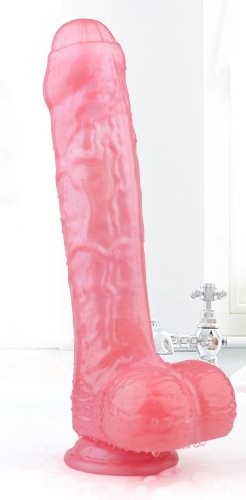 Dildo Realist Kylie Medium Super Soft&Flexibil Roz 22 cm Passion Labs
