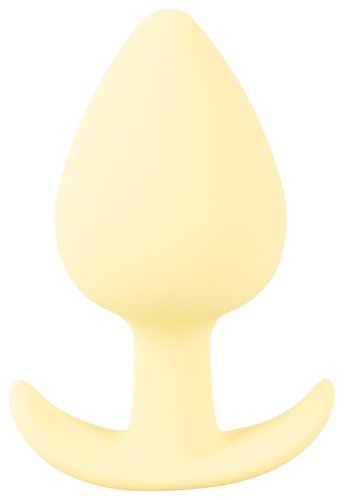 Dop Anal Cuties, Silicon, Galben, 6.5 cm