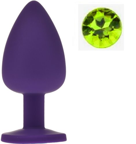 Dop Anal Silicone Buttplug Large Mov/Verde Guilty Toys