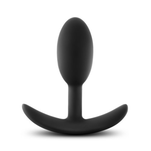 Dop Anal Wearable Vibra Slim Plug Silicon Negru 8,9 cm