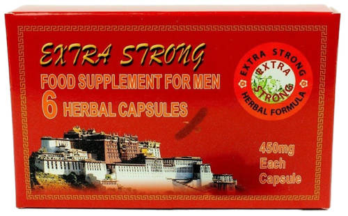Extra Strong 6 capsule pentru cresterea potentei