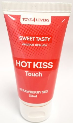 Lubrifiant Comestibil Hot Kiss Touch Aroma Capsuni 50 ml