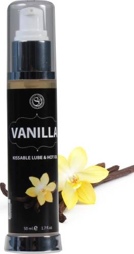 Lubrifiant Kissable and Hot Oil cu vanilie 50 ml
