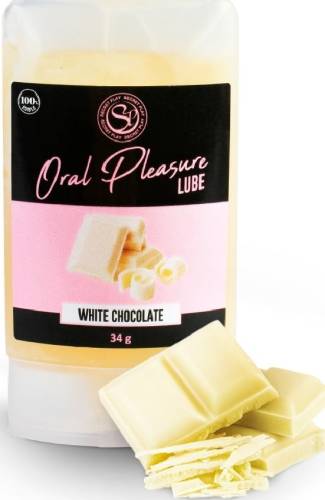 Lubrifiant Oral Pleasure Ciocolata Alba 34ml