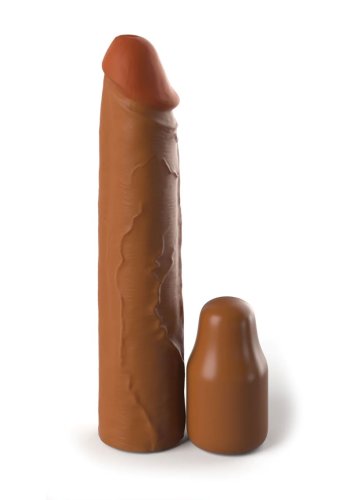 Prelungitor Penis Fantasy X-Tensions Elite, Silicon, Maro, 20.3 cm