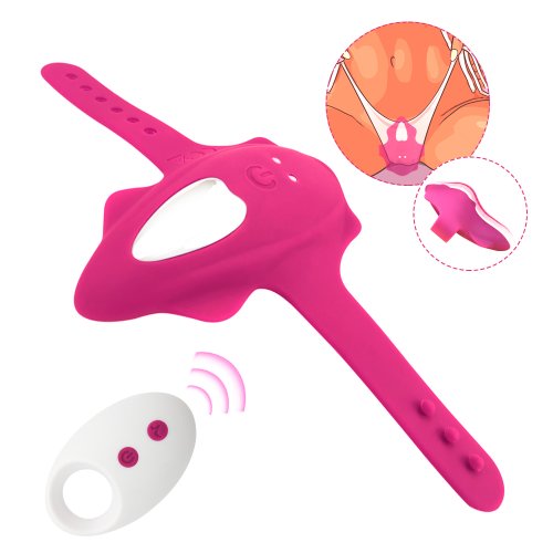 Stimulator Clitoris Bikini Pricin Remote Control Silicon USB Roz 10 Moduri Vibratii Passion Labs