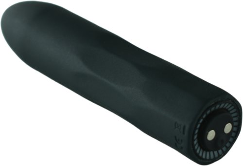 Vibrator Glont Aslan, 10 Moduri Vibratii Puternice, Silicon, USB Magnetic, Negru, 8.5 cm Mokko Toys