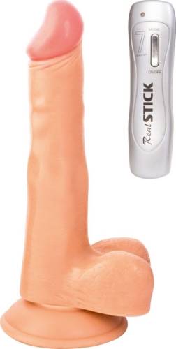 Vibrator RealStick Nude 17 cm