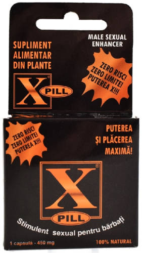 X-Pill 1 capsula - Stimulent sexual pentru barbati