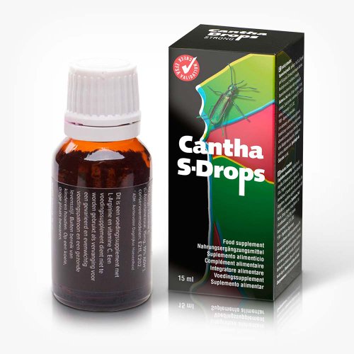 Picaturi afrodisiace Cantha s-Drops, Unisex, pentru libidou si stimulare sexuala, 15 ml
