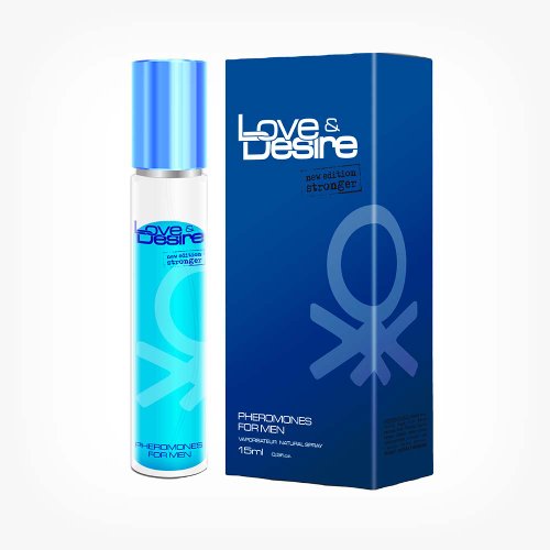 Spray natural cu feromoni, Love & Desire, pentru barbati, 15 ml